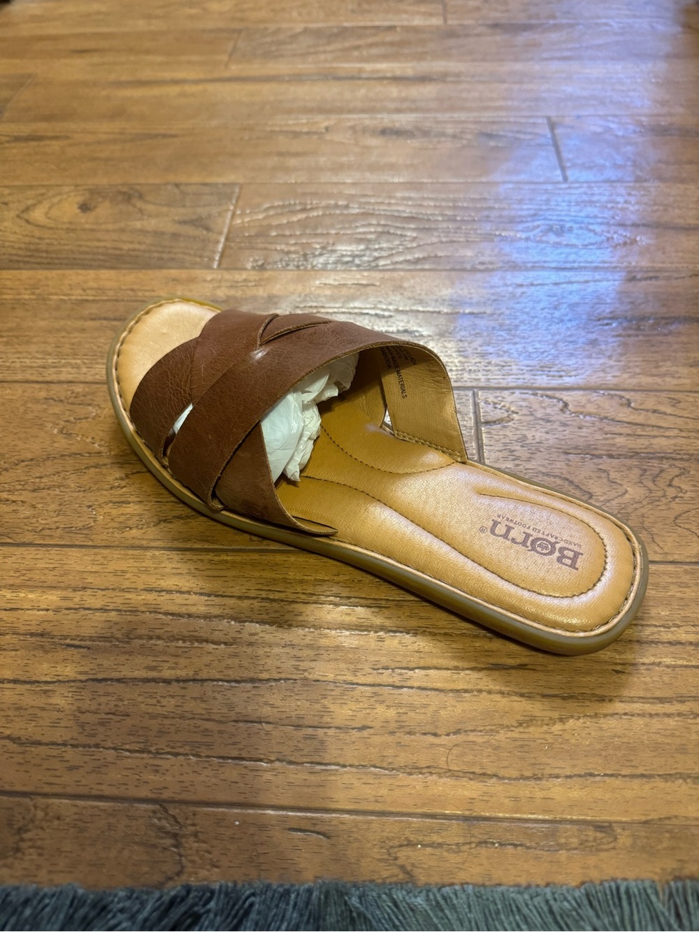 Born Women's Tan Brown Slide Mule